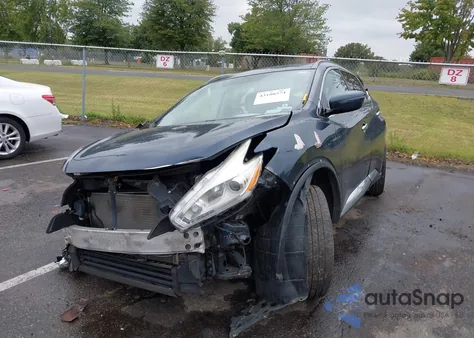 2017 Nissan Murano Sv z USA, uszkodzony, nr VIN 5N1AZ2MH2HN151373